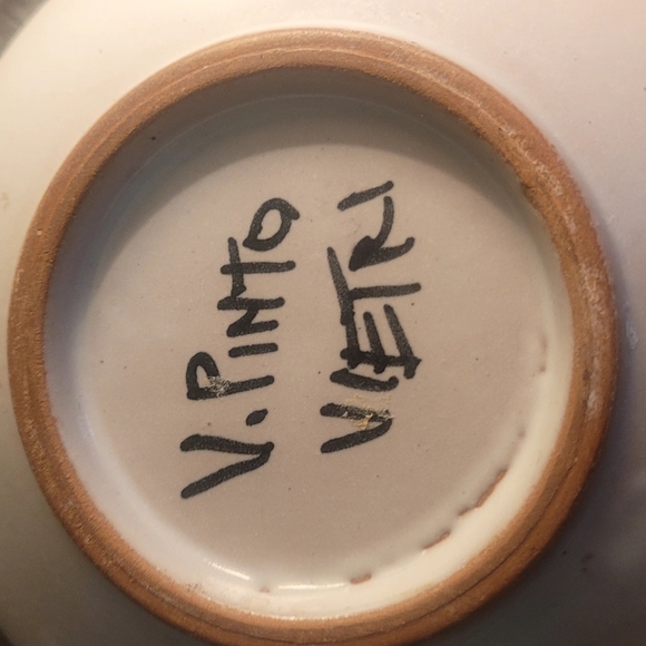 V. PINTO VIETRI Vintage 1960's Italian Pottery Dish - Picture 2 of 5